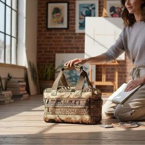 Pioneer Express Vintage Safari Carry On Travel Bag